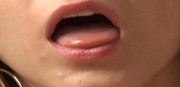  Shoot your cum in my pretty little mouth JOI